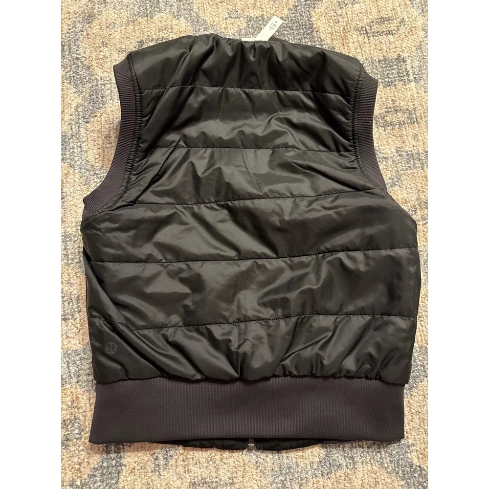 Lululemon Non-Stop‎ Bomber Vest Black Size 0 Excellent Condition